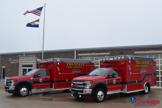 Schep pijpleiding Hangen Type I Super Warrior F550 ambulances sold to Tri-State Fire Protection  District of Darien, IL - Osage Ambulances