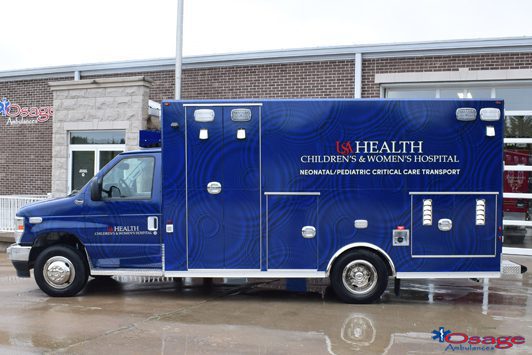 Type III Super Warrior E450 Ambulance sold to USA Children's